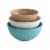 Nordic Ware 3- Piece Prep & Serve Mixing Bowl Set Perspective: front