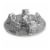 Nordic Ware Aluminum Cozy Village Baking Pan - Silver Perspective: front