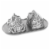 Nordic Ware Gingerbread House Duet Pan Perspective: front