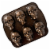 Haunted Skull Cakelet Perspective: front