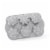 Nordic Ware Snowflake Cakelets Pan - Platinum Perspective: front