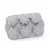Nordic Ware Snowflake Cakelets Pan - Platinum Perspective: front
