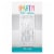 Unique  Foil Fringe Door Curtain - Silver Perspective: front