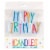 Unique® Large Happy Birthday Mayhem Candle Perspective: front