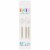 Unique® Party™ Two Tone Plastic Cutlery Set - Gold/White Perspective: front