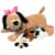 Manhattan Toy Nursing Nana Nurturing Dog Stuffed Animal with Plush Puppies Perspective: front