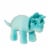 Manhattan Toy Spike Velveteen Triceratops Dinosaur Stuffed Animal, 9.5" Perspective: front