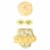 Manhattan Toy Wee Baby Stella Fun in the Sun 3 Piece Doll Swimming Outfit for 12" Dolls Perspective: front