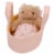 Manhattan Toy Moppettes Bea Bear Stuffed Animal Nurturing Playset Perspective: front