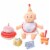 Manhattan Toy Stella Birthday Party 6 Piece Birthday Party Playset for 12" and 15" Dolls Perspective: front
