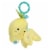Manhattan Toy Mini-Apple Farm Lemon Baby Travel Toy with Rattle, Squeaker Perspective: front
