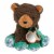 Manhattan Toy Wild Bear-y Plush Teddy Bear 8 Inch Stuffed Animal Perspective: front