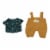 Manhattan Toy Wee Baby Stella Little Earthling Baby Doll Clothing Outfit for 12 Inch Dolls Perspective: front