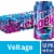 Mountain Dew® Voltage Raspberry Citrus & Ginseng Soda Cans Perspective: front