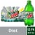 Mountain Dew® Diet Soda Bottles Perspective: front