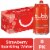 Bubly™ Strawberry Flavored Sparkling Water Cans Perspective: front