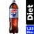 Diet Pepsi Cola® Soda Bottle Perspective: front