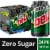 Mountain Dew Zero Sugar Soda 24 Pack Perspective: front