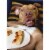 Avanti Dog Pizza Plate Funny Birthday Card Perspective: front