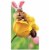 Avanti Chipmunk Bunny In Tulip Cute Little Big Funny Die Cut Easter Card Perspective: front