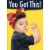 Avanti Baby Girl Bicep Funny / Humorous Encouragement Card Perspective: front