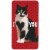 Avanti Black and White Cat with Heart Shape on Chest Little Big Funny Valentine's Day Card Perspective: front