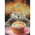 Avanti Press Greeting Card Birthday Cat With Sparkler Cake Perspective: front