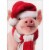 Avanti Press Greeting Cards Christmas Santa Piglet Perspective: front