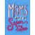 Avanti Moms Are Like Super Glue: Embossed Words on Blue Funny Mother's Day Card Perspective: front