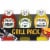 Heinz Tomato Ketchup, Sweet Relish and Yellow Mustard Variety Pack Perspective: front