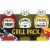 Heinz Tomato Ketchup, Sweet Relish and Yellow Mustard Variety Pack Perspective: front