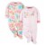 Gerber® Size 3-6M 2-Pack Princess Sleep 'n Play Footies - Pink Perspective: front