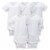 Gerber ONESIES Brand Size 3-6M 5-Pack Short Sleeve Bodysuits - White Perspective: front
