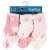 Gerber® Crew Socks - Assorted Pink Perspective: front