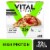 Life Cuisine Gluten Free Cauliflower Crust Three Meat Frozen Pizza Perspective: front