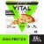 Vital Pursuit Cheese Lovers Pizza High Protein GLP-1 Friendly Frozen Pizza Perspective: front