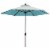 Traditions 9&#39; Market Umbrella - Blue/Bronze Perspective: front