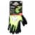Coast™ High Visison Glow Safety Gloves Perspective: front