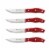 Tramontina Porterhouse Pointed Tip Steak Knife Set Perspective: front