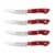 Tramontina Porterhouse Rounded Tip Steak Knife Set Perspective: front