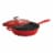 Tramontina Gourmet Covered Cast Iron Skillet - Gradated Red Perspective: front