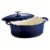 Tramontina Gourmet Covered Oval Cast Iron Dutch Oven - Gradated Cobalt Perspective: front