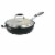 Tramontina Gourmet Covered Deep Skillet - Black Perspective: front