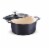 Tramontina Gourmet Covered Round Cast Iron Dutch Oven - Dark Blue Perspective: front
