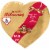 PANGBURN'S Millionaires Valentine's Day Milk Chocolate Pecans and Honey Caramel Heart Gift Box Perspective: front