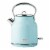 Haden Heritage Stainless Steel Cordless Electric Kettle - Turquoise Perspective: front