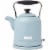 Haden Highclere Stainless Steel Cordless Electric Kettle - Poole Blue Perspective: front