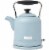 Haden Highclere Stainless Steel Cordless Electric Kettle - Poole Blue Perspective: front