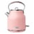 Haden Heritage Stainless Steel Electric Kettle - English Rose Perspective: front