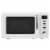 Haden Heritage 700-Watt Microwave - Ivory White Perspective: front